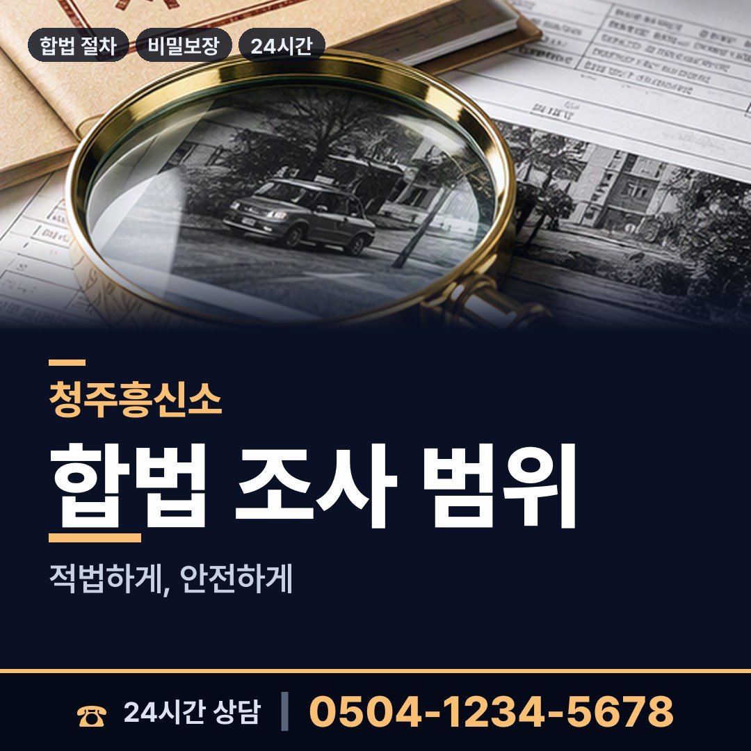 청주 탑대성동 지인찾기 상담 안내
